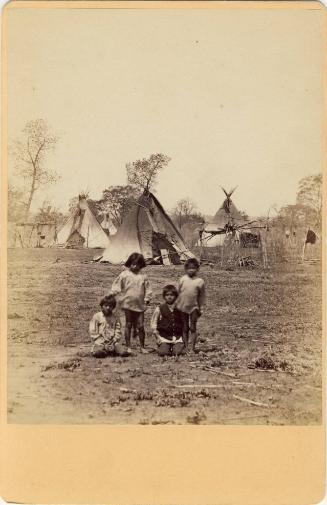 Qua-ha-da Camp, c. 1858
William S. Soule (American, 1836-1908)
Paper; 6 1/2 x 4 1/4 in.
87.2…