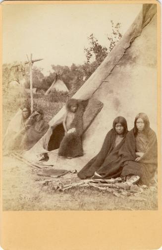 Comanche Camp, c. 1858
William S. Soule (American, 1836-1908)
Paper; 6 1/2 x 4 1/4 in.
87.28…