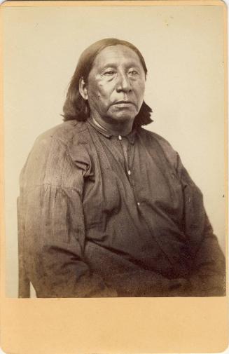 Chief Little Raven, c. 1858
William S. Soule (American, 1836-1908)
Paper; 6 1/2 x 4 1/4 in.
…