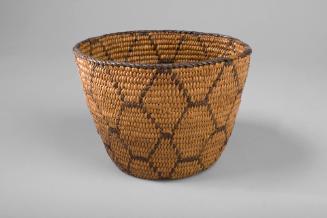 Basket, date unknown
Pima culture; Southern Arizona, United States
Willow, devil's claw and t…