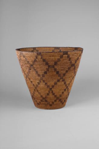 Basket, late 19th century
Pima culture; Southern Arizona, United States
Cottonwood and willow…