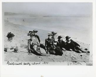 Galbreath Party on the Beach, 1890
Unknown Photographer; Laguna Beach, California
Photographi…