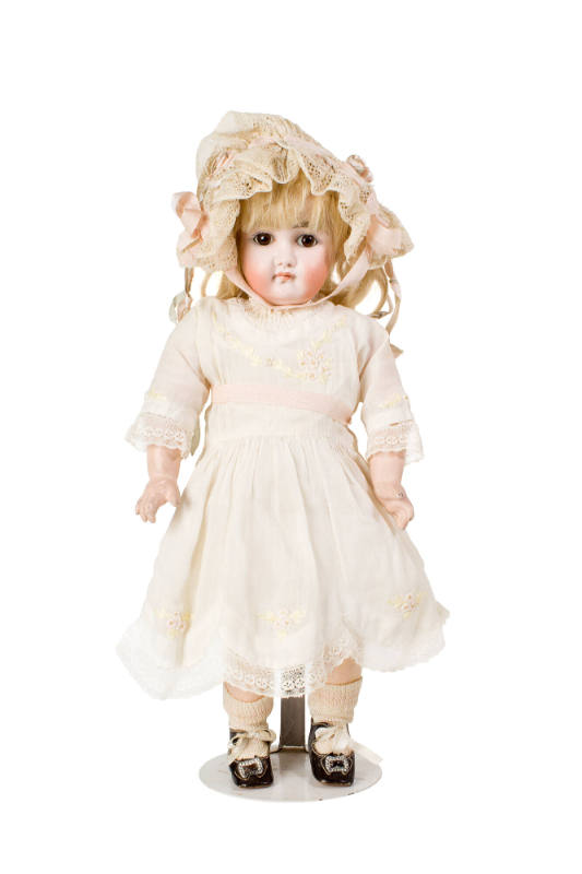 Jumeau Bébé Doll, 1880-1895
Jumeau (1840-1900); Paris, France
Composition, paint, rubber, lac…