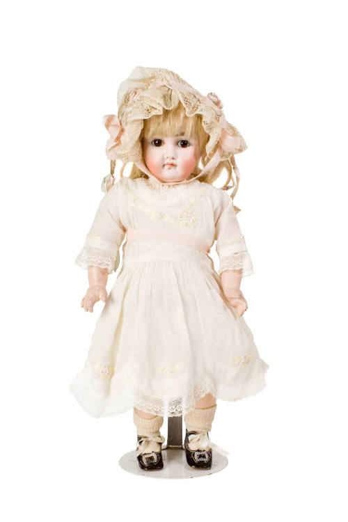 Jumeau Bébé Doll, 1880-1895
Jumeau (1840-1900); Paris, France
Composition, paint, rubber, lac…