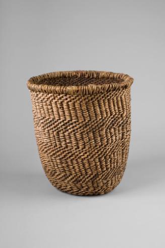 Basket with Alternate Bands of Plain and Diagonal Twining, unknown date
Walapai people; Northw…