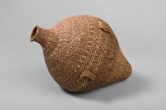Basketry Water Bottle, late 19th to early 20th Century
Paiute culture; California 
Willow and…