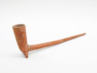 Pipe with Long, Thin Stem, after 1200 A.D.
Purepecha people; Michoacan, Mexico
Ceramic; 3 9/1…