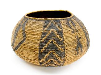 Basketry Bowl, 19th-20th Century
Panamint people; Death Valley, California
Sumac; 8 3/4 x 4 3…