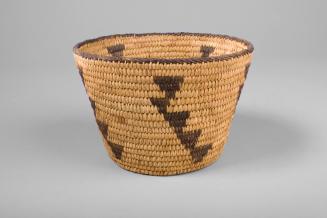 Basketry Bowl, unknown date
Papago people; Southern Arizona
Willow and devil's claw;  4 3/4 x…