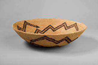 Basketry Bowl with Zig Zag Pattern, late 19th - early 20th century
Mission Indian; Southern Ca…