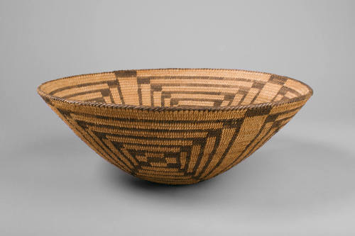 Basketry Bowl, c. 1890
Pima culture; Southern Arizona
Tule, willow and devil's claw; 6 x 15 1…