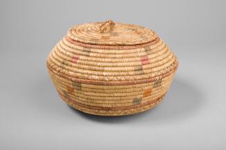 Basket, unknown date
Inuit people; Alaska
Native grasses; 6 1/2 x 10 1/2 in.
20835
Gift of …