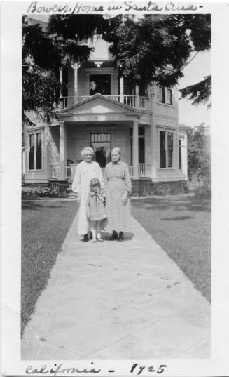 Ada Bowers, Helen Reed, and Eugenia Reed, 1925
Unknown photographer; Santa Ana, California
Ph…