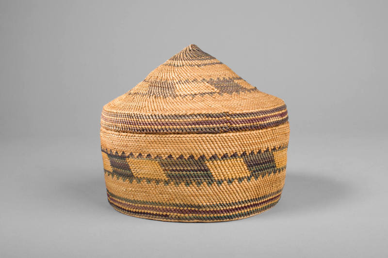 Basket, unknown date
Nootka-Makah people; Vancouver Island and British Columbia
Aniline dyes …