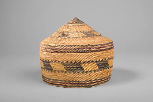 Basket, unknown date
Nootka-Makah people; Vancouver Island and British Columbia
Aniline dyes …