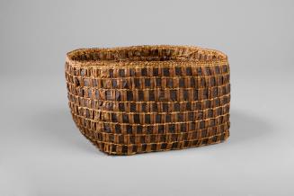 Basket, unknown date
Nootka-Makah people; Vancouver Island, British Columbia, Canada
Cedar ba…