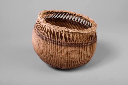 Basket, unknown date
Siletz people; Oregon
Hazelnut shoots; 5 3/4 x 7 1/4 in.
39976
In memo…