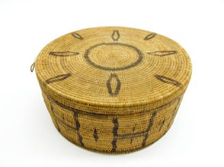 Lidded Basket with Small Basket Inside, unknown date
Pomo people; Northern California
Native …