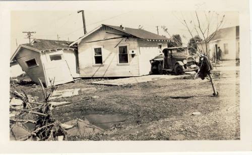 Aftermath of Orange County Flood, March 3, 1938
Orange County, California
Photographic print;…