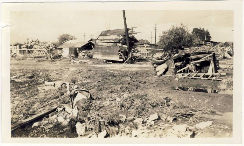 Aftermath of Orange County Flood, March 3, 1938
Orange County, California
Photographic print;…