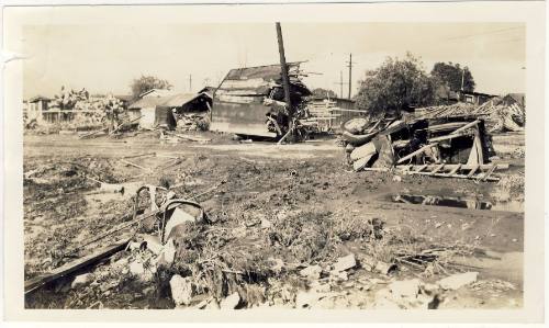 Aftermath of Orange County Flood, March 3, 1938
Orange County, California
Photographic print;…
