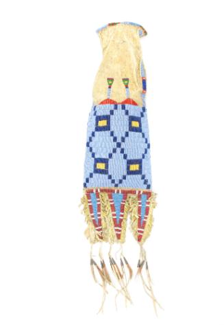 Native American Pipe Bag with beadwork and porcupine quill - Mandan/Ar –  The Sundance Gallery