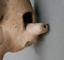 Whistle, 900-1521 CE
Huastec culture; Veracruz, Mexico
Ceramic and pigment; 10 3/4 × 4 1/4 in…