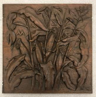 Architectural Panel, late 19th Century
Probably California; United States
Wood; 14 1/4 × 14 1…