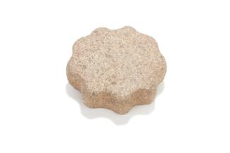 Cog Stone, unknown date
Milling Stone Horizon peoples; Southern California
Limestone; 3 1/2 x…
