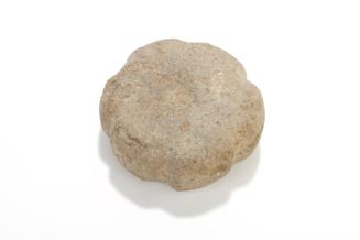 Cogged Stone, date unknown
Milling Stone Horizon culture; Southern California
Granite; 3 1/2 …