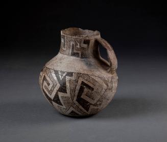 Tularosa-style Vessel, c. 1100-1200
Mogollon culture; New Mexico
Fired clay and pigment; 6 3/…