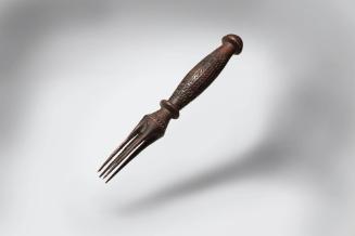 Flesh Fork (Icula), early 20th Century
Fiji, Melanesia
Wood; 10 1/2 × 1 1/4 × 1/4 in.
2009.1…