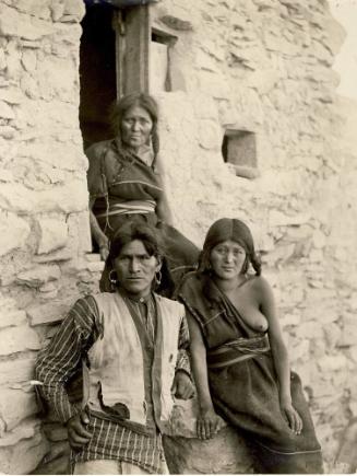 Native Americans of Santa Domingo Pueblo, c. 1895
Unknown photographer
Paper; 8 x 6 in. (20.3…