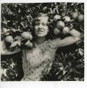 Woman Posing with Oranges, early 20th Century
Unknown Photographer; Orange County, California
…