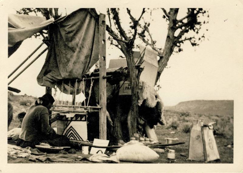 Sarah Weaving, 1947
Helen Smith; Wupatki National Monument, Flagstaff, Arizona
Photographic p…