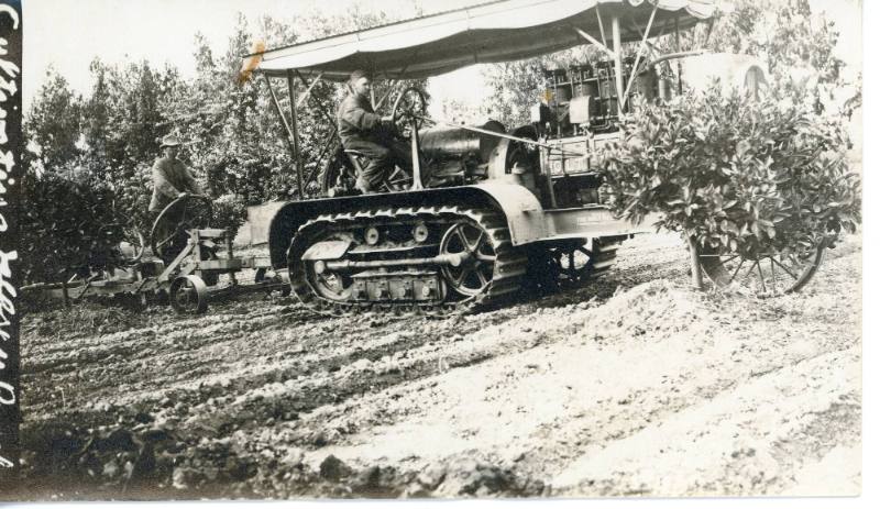 Cultivating Jeffrey Ranch, c. 1915
Unknown photographer; Irvine, Orange County, California
Ph…