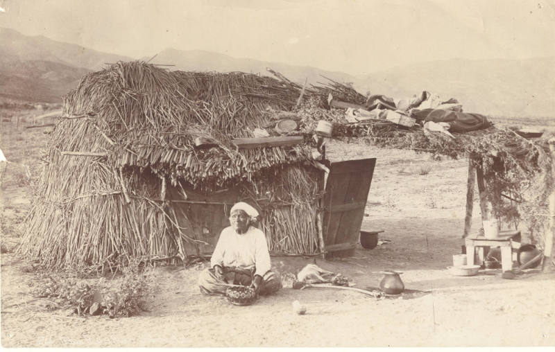 Indian Basket Maker, Soboba, Cal., c. 1890-1920
C. C. Stotz
Paper; 5 x 8 in.
89.42.9
Gift o…