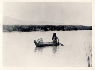 In the Tule Swamp, Lake Pomo, unknown date
Unknown photographer
Paper; 6 x 8 in. 
18450A