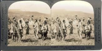 Chief Two-Guns-White-Calf and Companions in Medicine Lodge Ceremony, c. 1924
Keystone View Com…