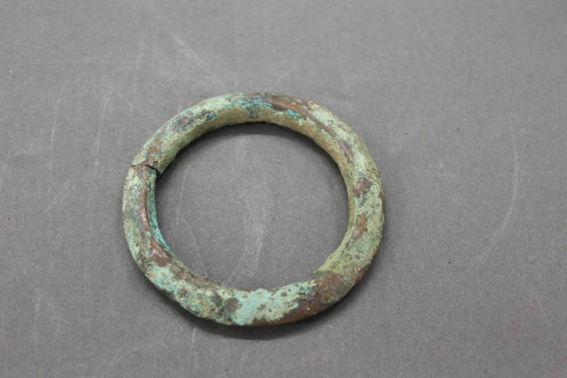 Bracelet Currency; 19th Century 
Djenné culture; Djenné, Mali 
Bronze; 1/4 x 2 7/8 in.
2003.…