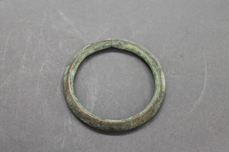 Bracelet Currency; 19th Century 
Djenné culture; Djenné, Mali 
Bronze; 1/4 x 2 5/8 in.
2003.…