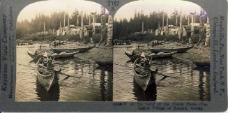 In the Land of the Totem Poles -The Indian Village of Kasaan, Alaska, c. 1924
Keystone View Co…