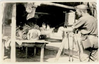 Captain Wanderwell Filming Seminole Woman Sewing, c. 1922
Aloha W. Baker (American, [b. Canada…