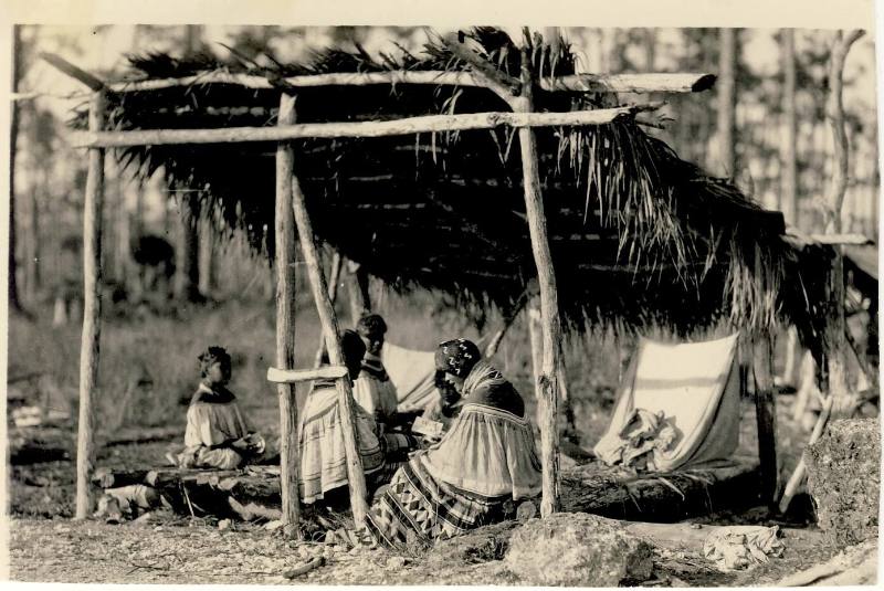 Jack Tiger Tails Village, 1921
Unknown photographer
Paper postcard; 3 1/8 x 4 5/8 in. 
95.24…