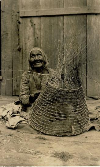 Native American Woman Basket Weaving, unknown date
Augustus William Ericson (American, [b. Swe…