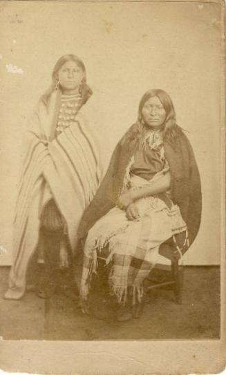 Kiowa Women, unknown date
William S. Soule (American, 1836-1908)
Paper; 4 x 2 1/2 in.
93.41.…