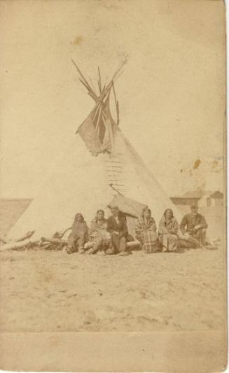 Cheyenne, Soldiers, and Wigwam, unknown date
William S. Soule (American, 1836-1908)
Paper; 4 …