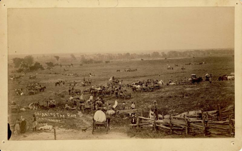 Skinning the Beef, c. 1890-1920
C. C. Stotz
Paper; 5 x 8 in.
89.42.4
Gift of Elsa D. Horsch…