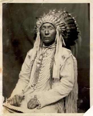 Chief Eagle Calf (John Ground), c. 1920
Frank Jay Haynes (American, 1853-1921); Glacier Nation…