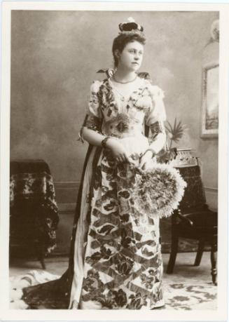 Jeannette Wilcox, Queen of the Paper Carnival, 1889
Unknown Photographer; Tustin, Orange Count…